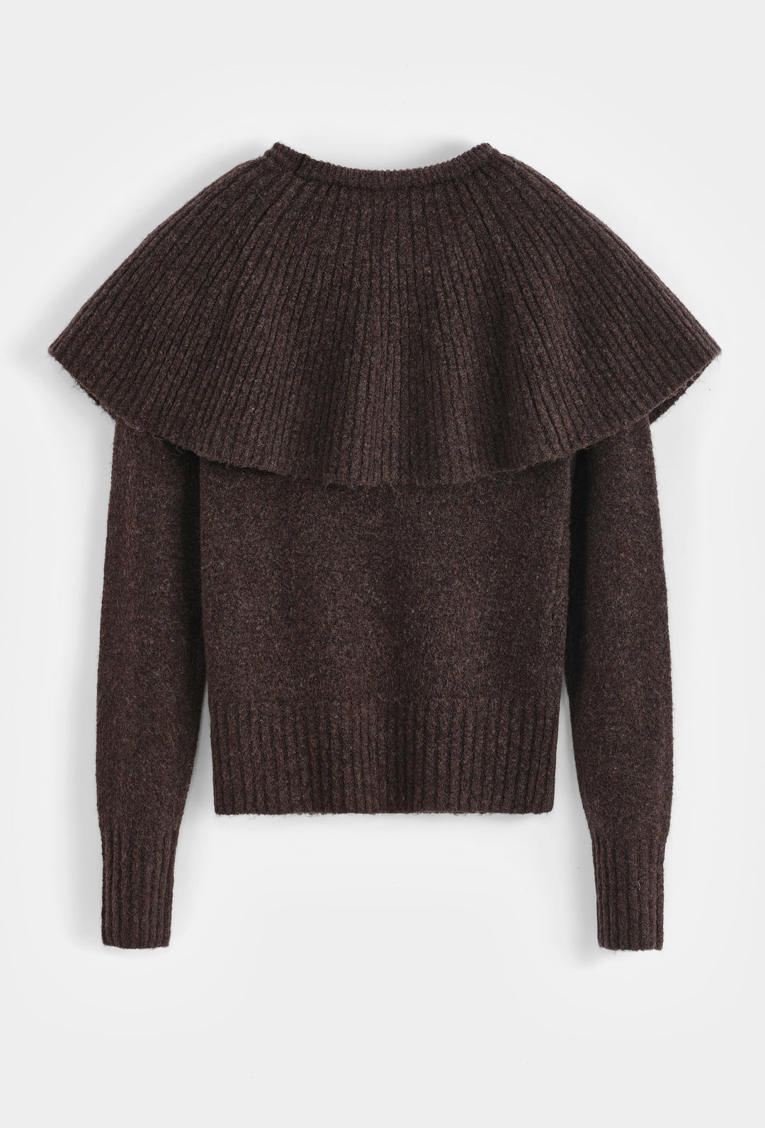 Pull épaules cape choco TL229