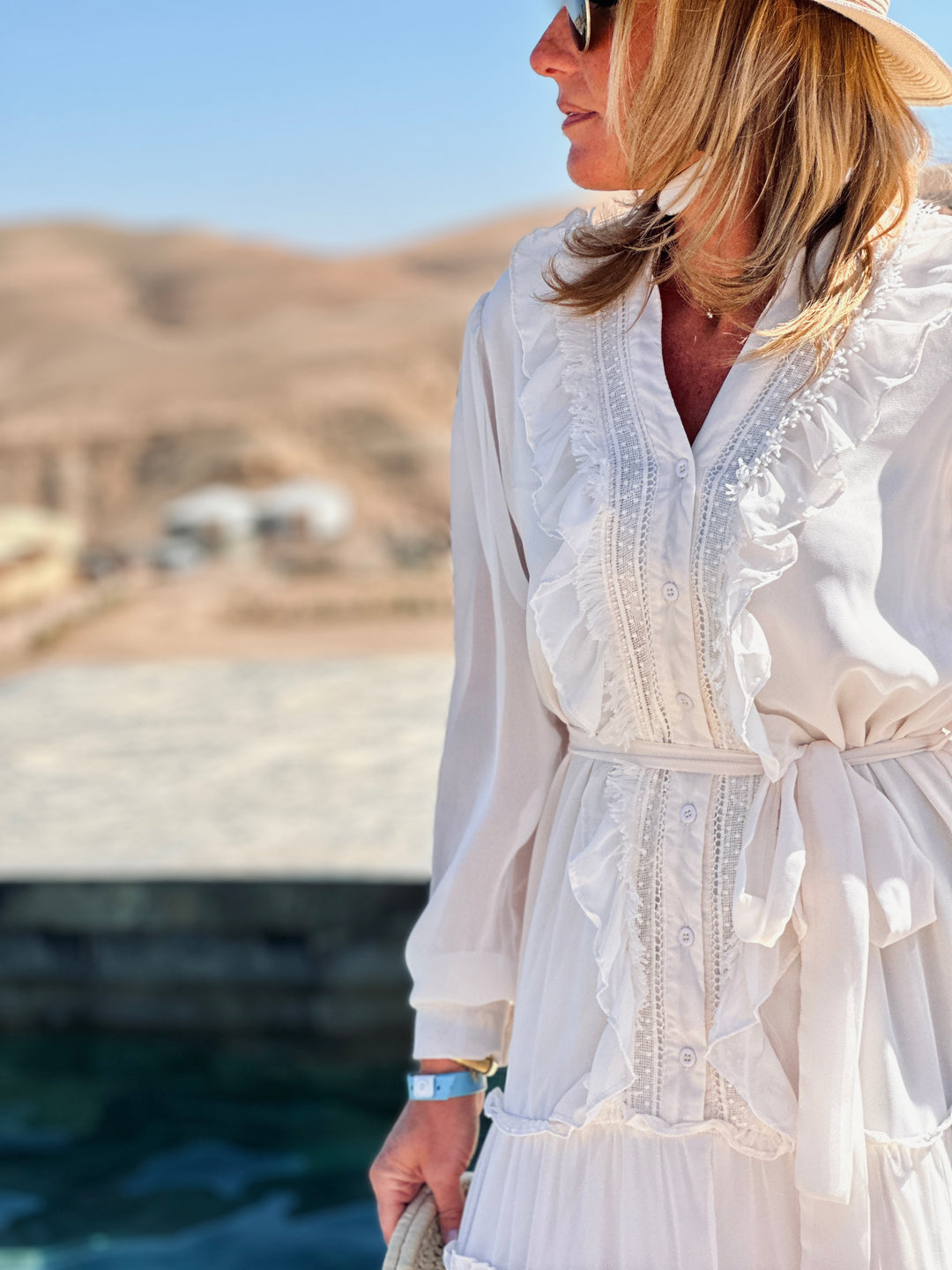 Robe longue écru Sonia /68572