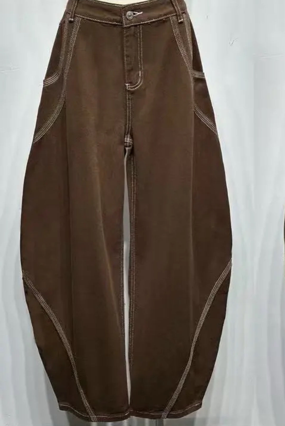 Jean ballon choco P10668