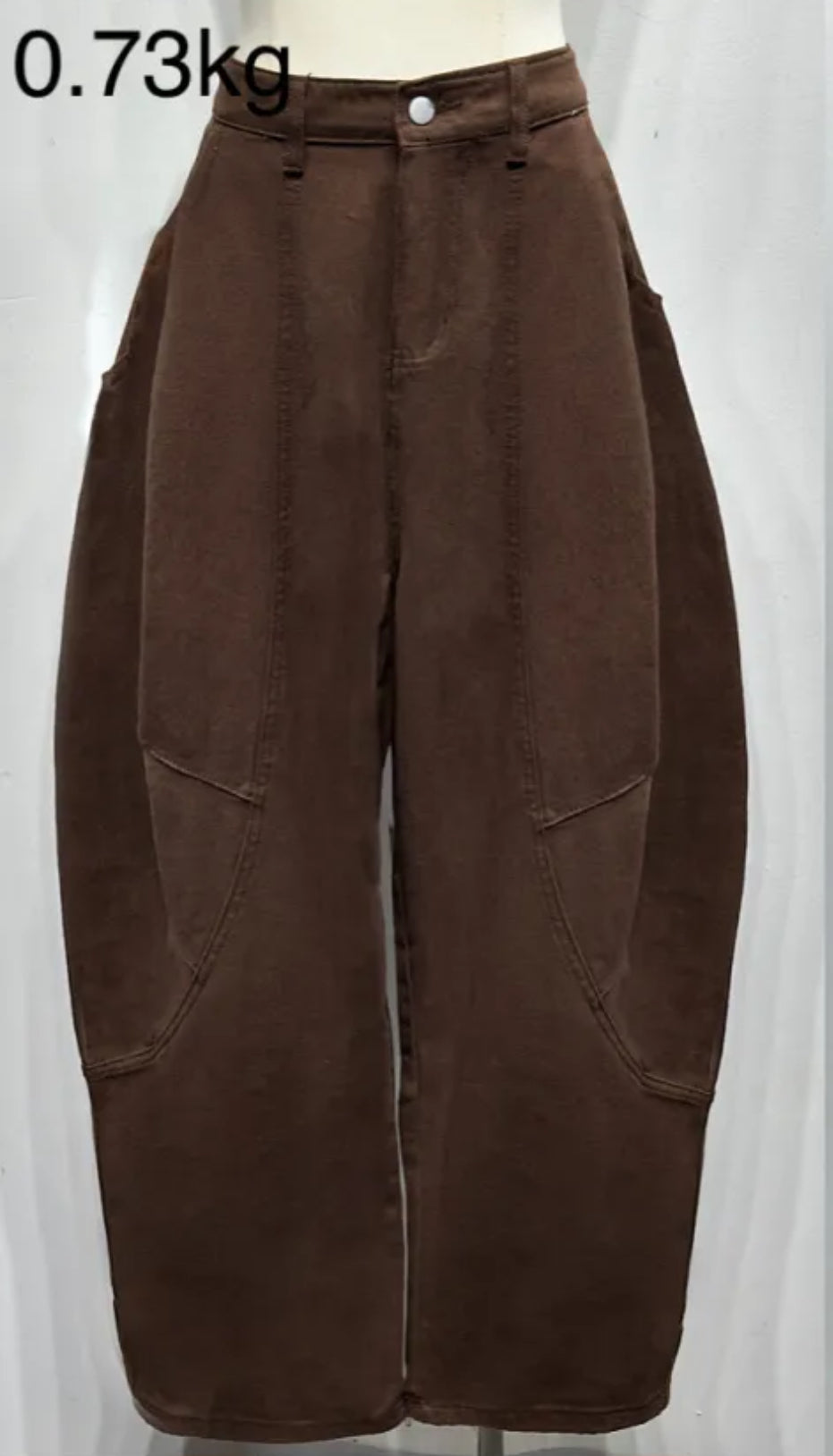 Jean extra ballon choco P10179