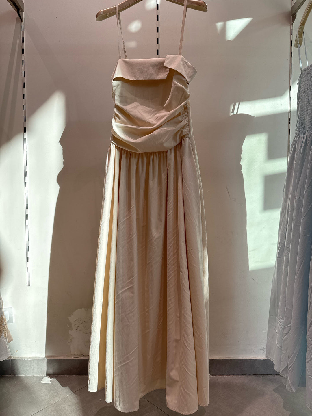 Robe longue bandeau 822 Beige