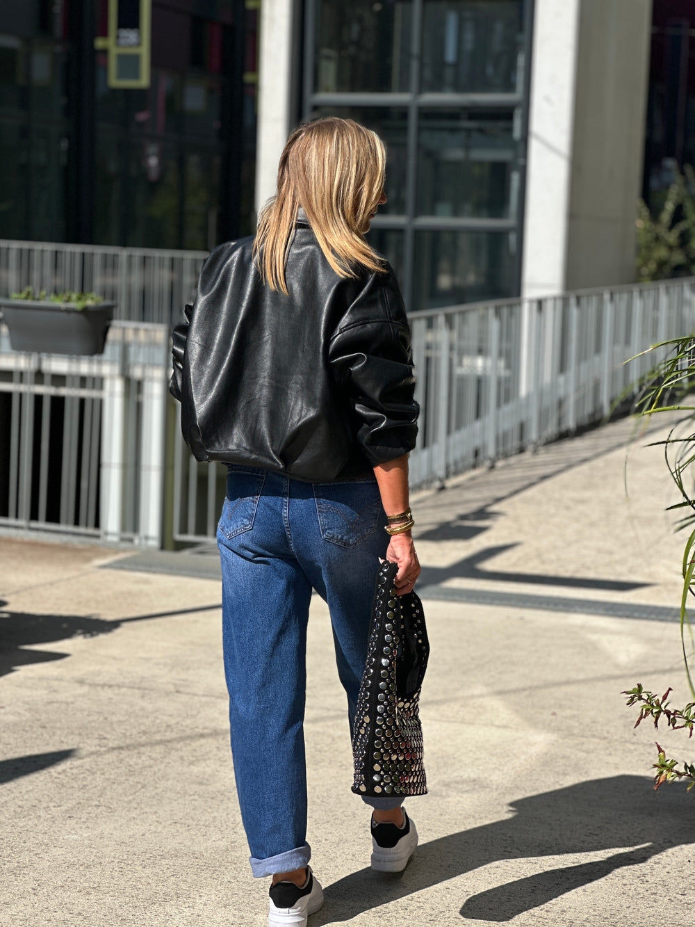 Veste similicuir Noir ceinture 202277