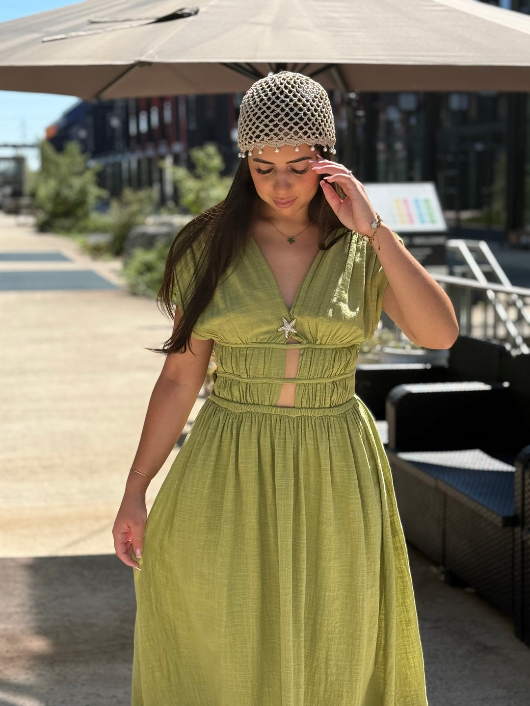 Robe coton bandes 12430