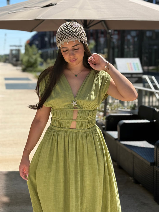 Robe coton bandes 12430