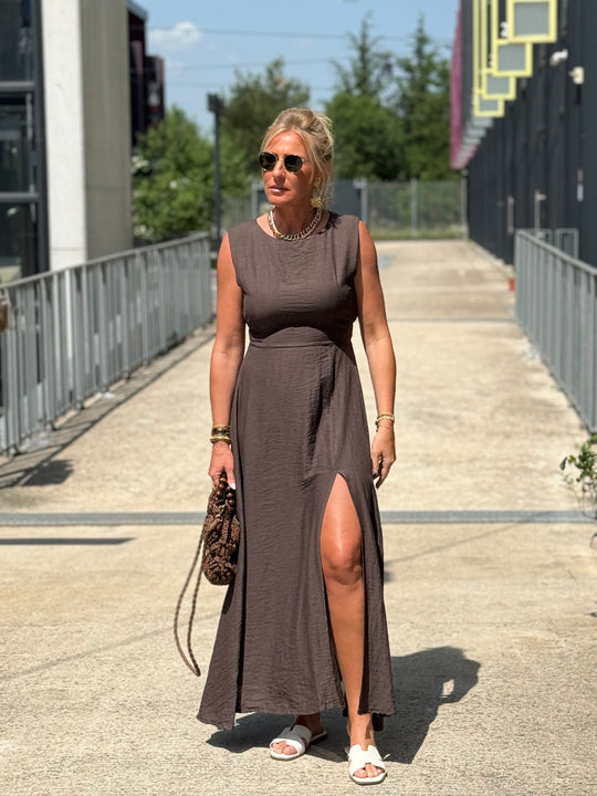 Robe longue à noeud CHOCO
