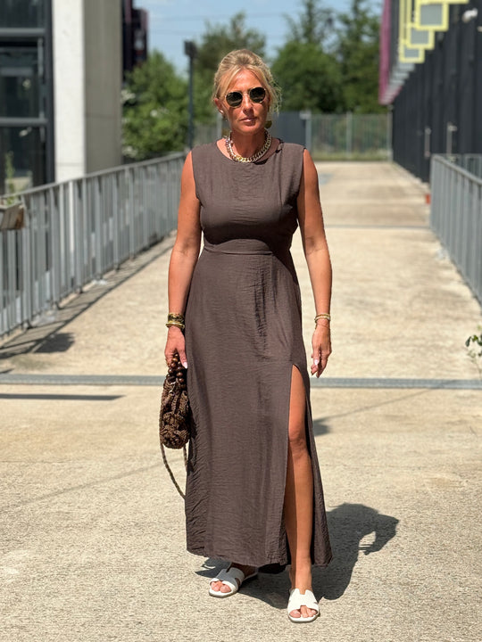 Robe longue à noeud CHOCO