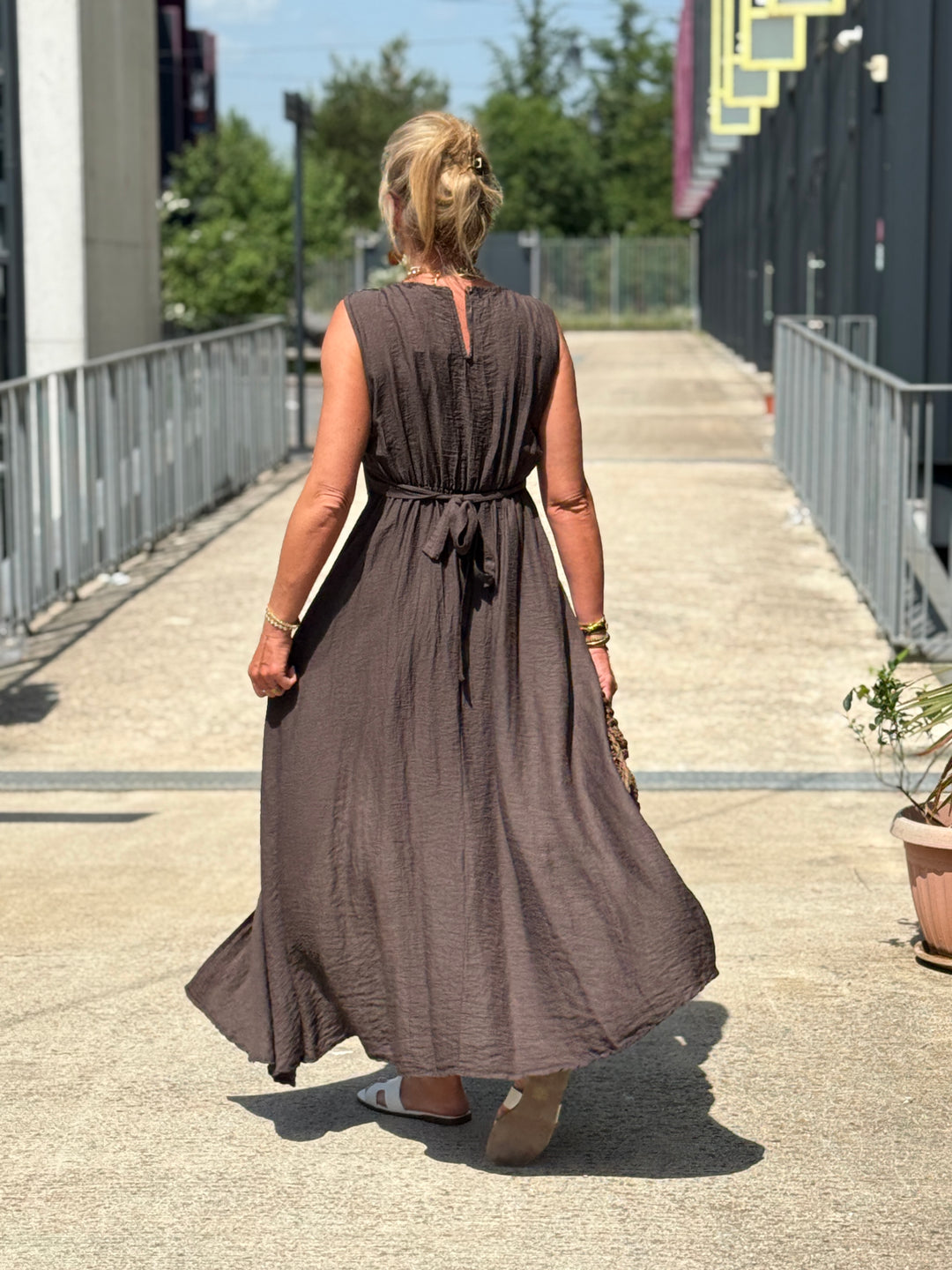 Robe longue à noeud CHOCO