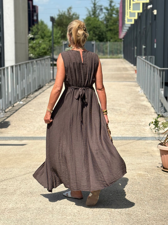 Robe longue à noeud CHOCO