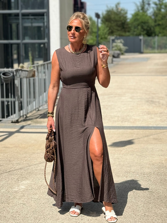 Robe longue à noeud CHOCO
