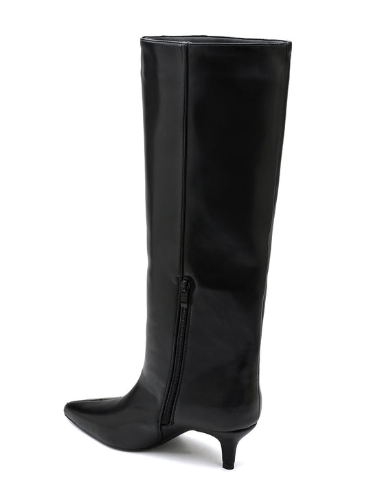 Botte similicuir Noir 2526