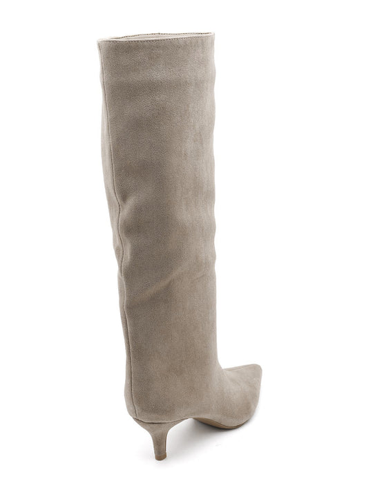 Botte daim beige 2526-1