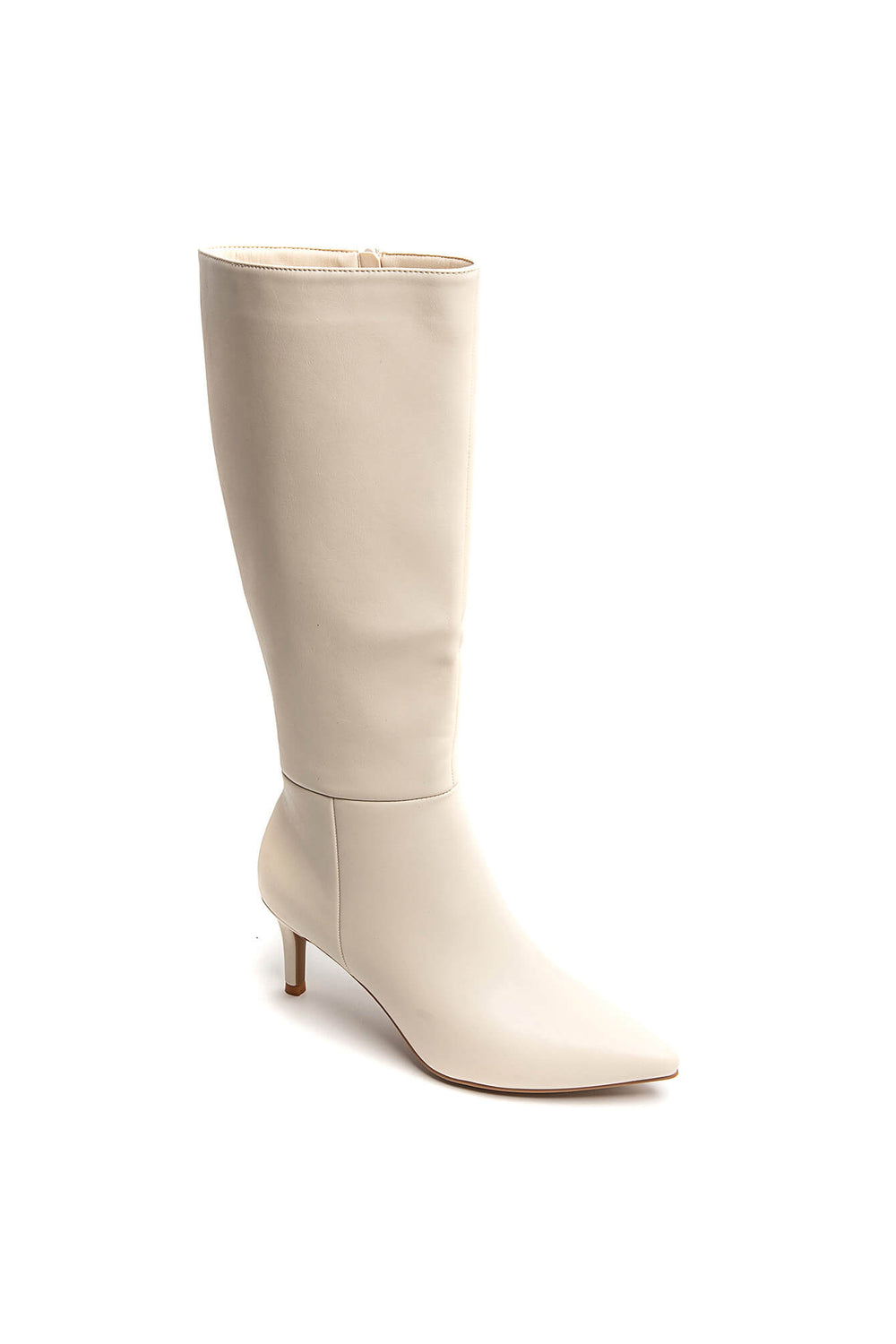Botte similicuir beige 6332A