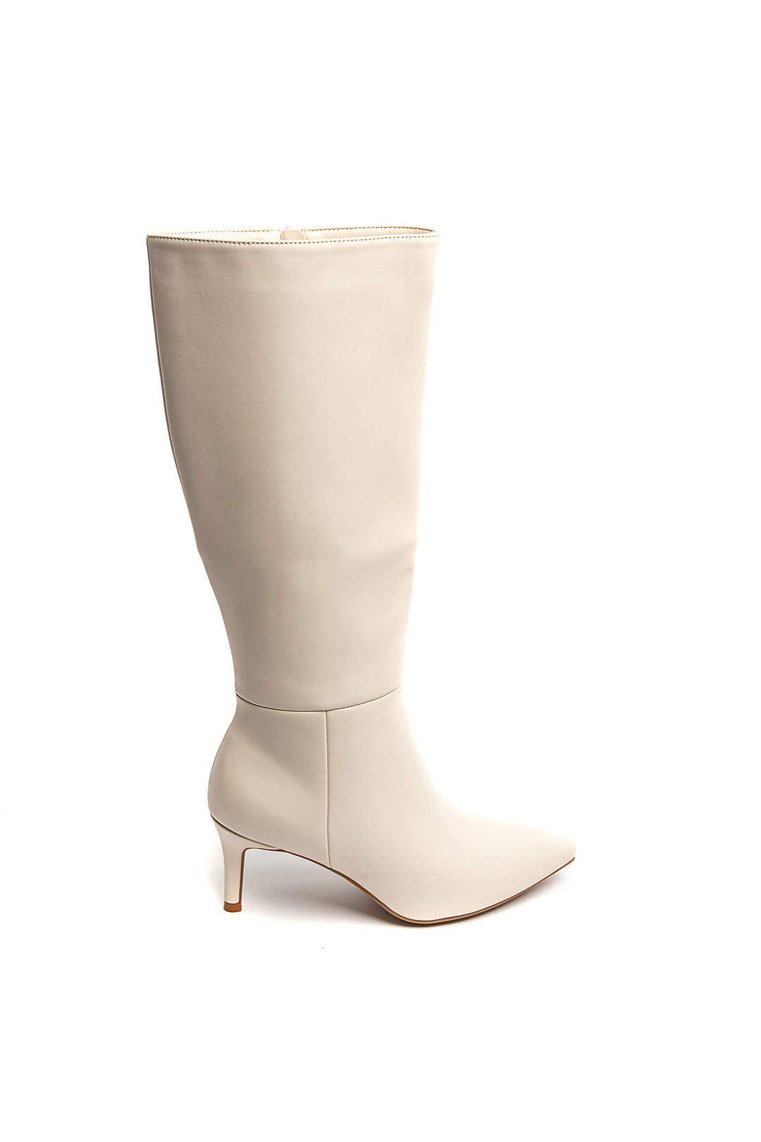 Botte similicuir beige 6332A