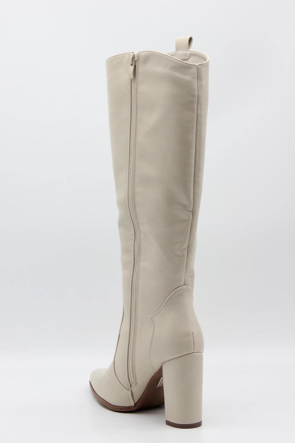 Botte cow-boy similicuir beige 9327A (taille petit)