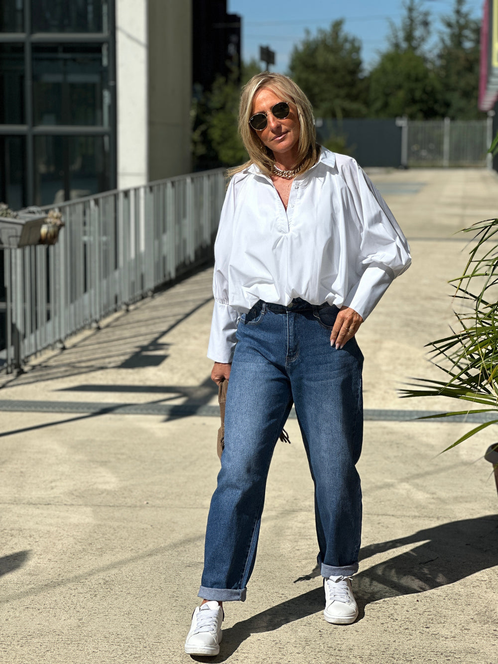 Jean bleu mom M66230