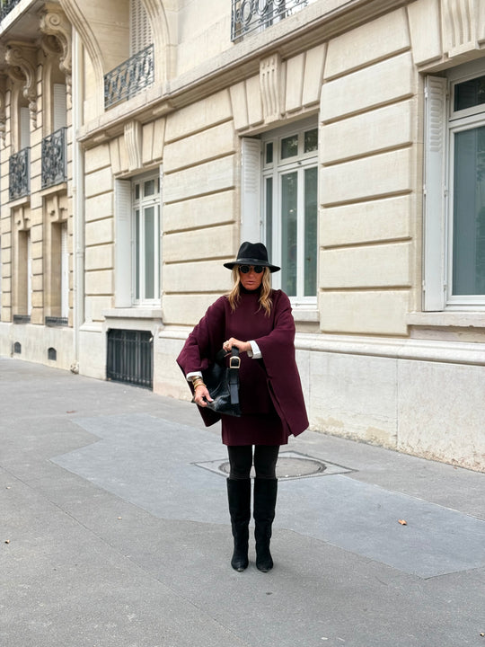 Pull poncho col roulé 91060 Bordeaux