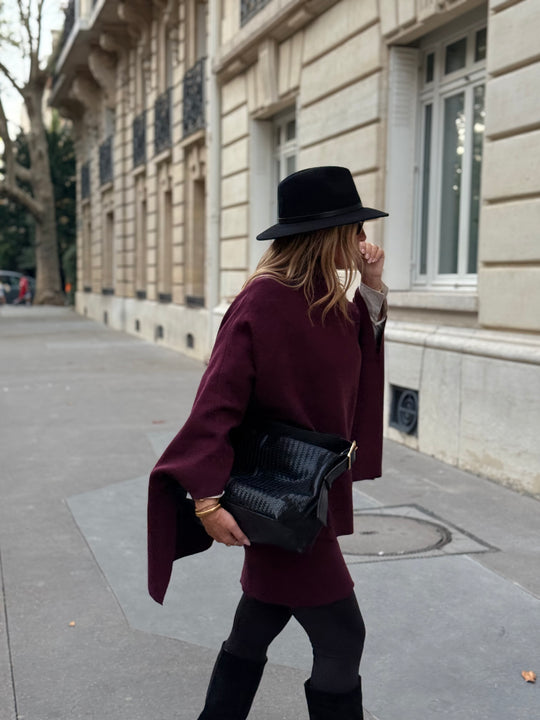 Pull poncho col roulé 91060 Bordeaux