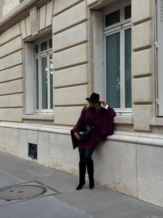 Pull poncho col roulé 91060 Bordeaux