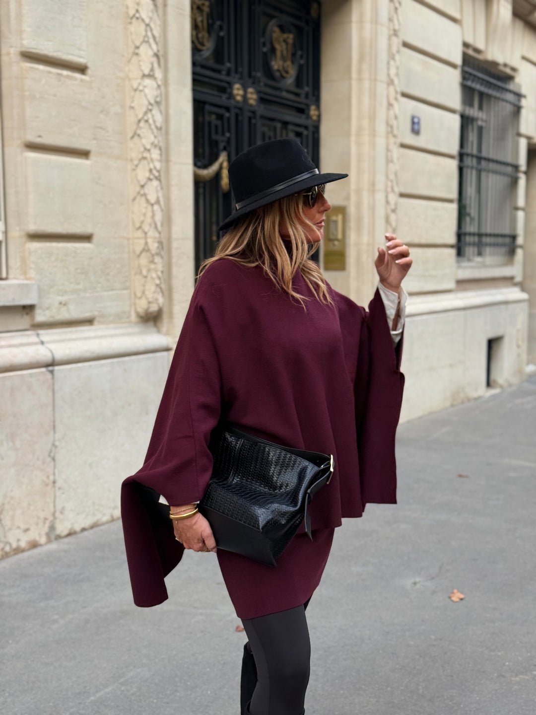 Pull poncho col roulé 91060 Bordeaux