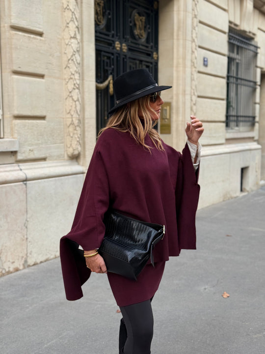 Pull poncho col roulé 91060 Bordeaux