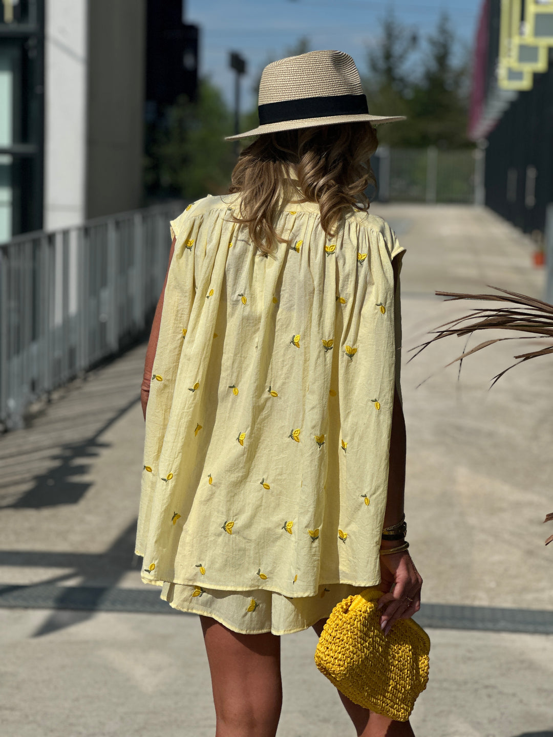 Chemise citron TR2960