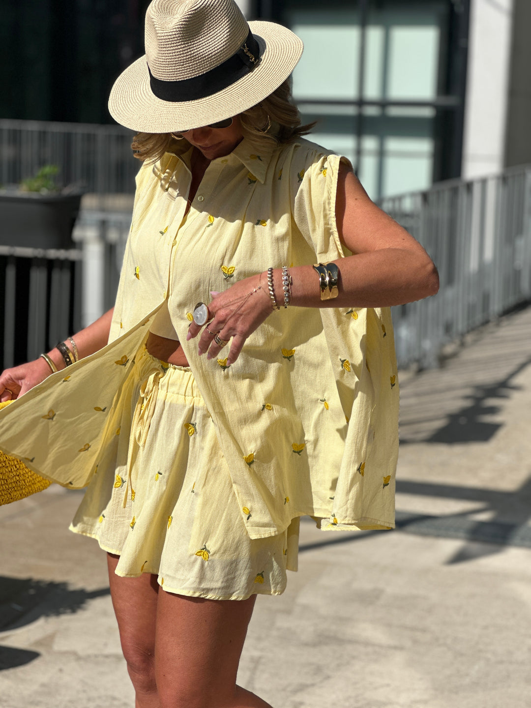 Chemise citron TR2960