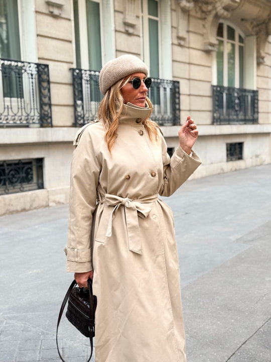 Trench cape beige H2016