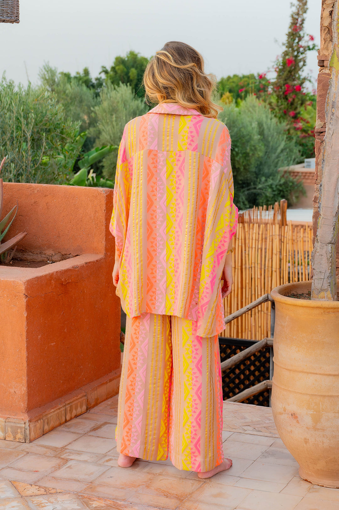 Chemise colorée motifs JUCE