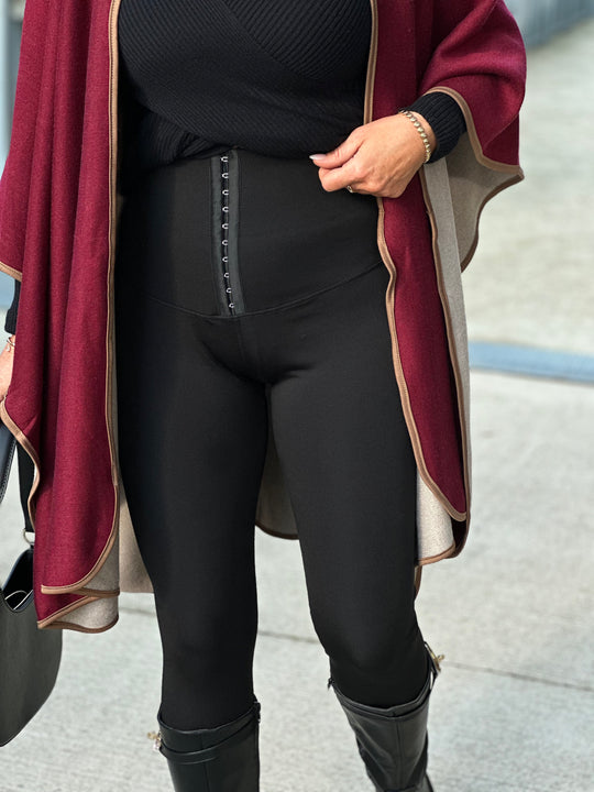 Leggings gaine à la taille Noir / Yu LM7705