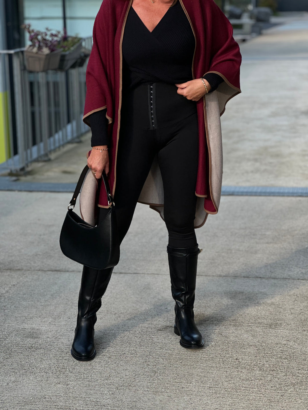 Leggings gaine à la taille Noir / Yu LM7705