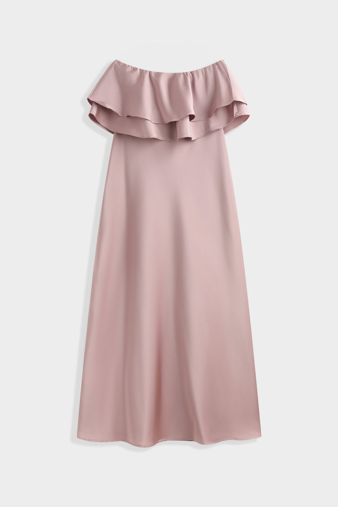 Robe bustier satin Rose 232