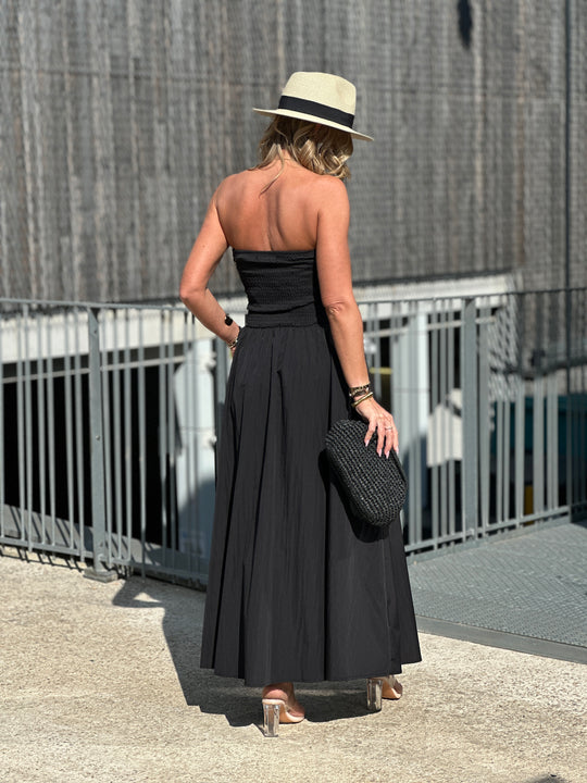 Robe longue bandeau 822 Noir