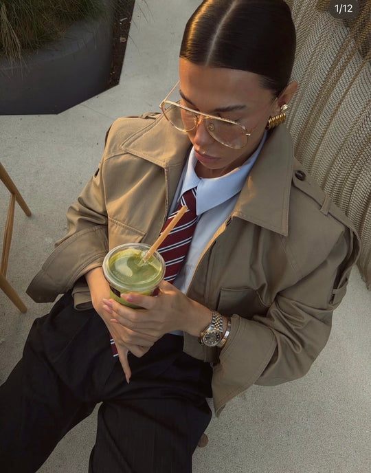 cravate rayure Bordeaux