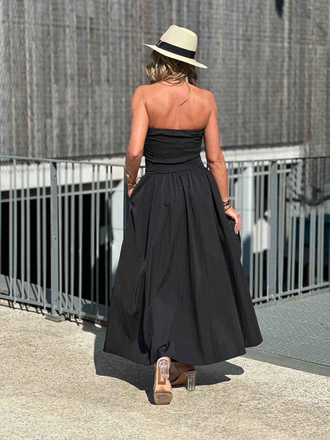 Robe longue bandeau 822 Noir