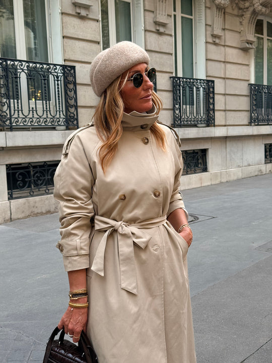 Trench cape beige H2016