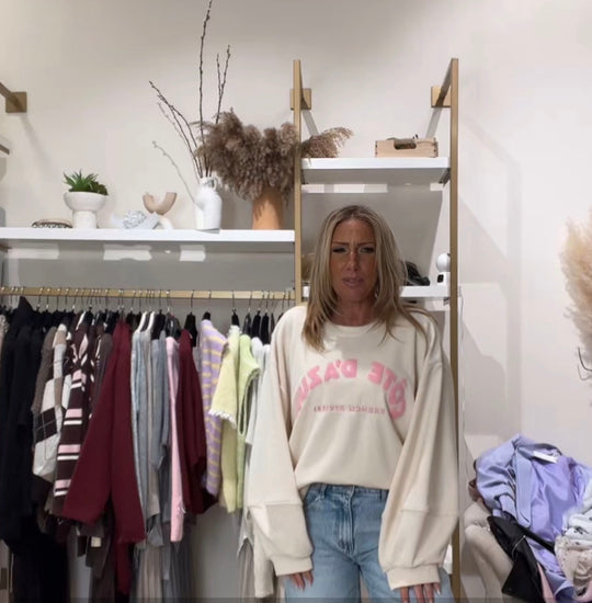 Sweat beige cote d’azur