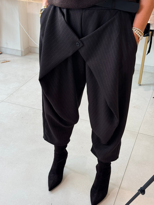 Pantalon pince carotte Choco