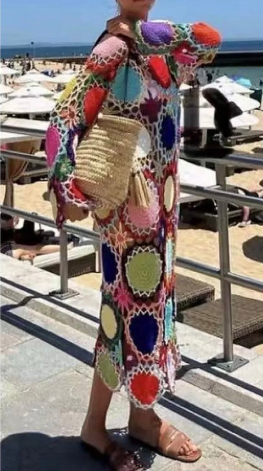 Robe Long tricote coloris 5952