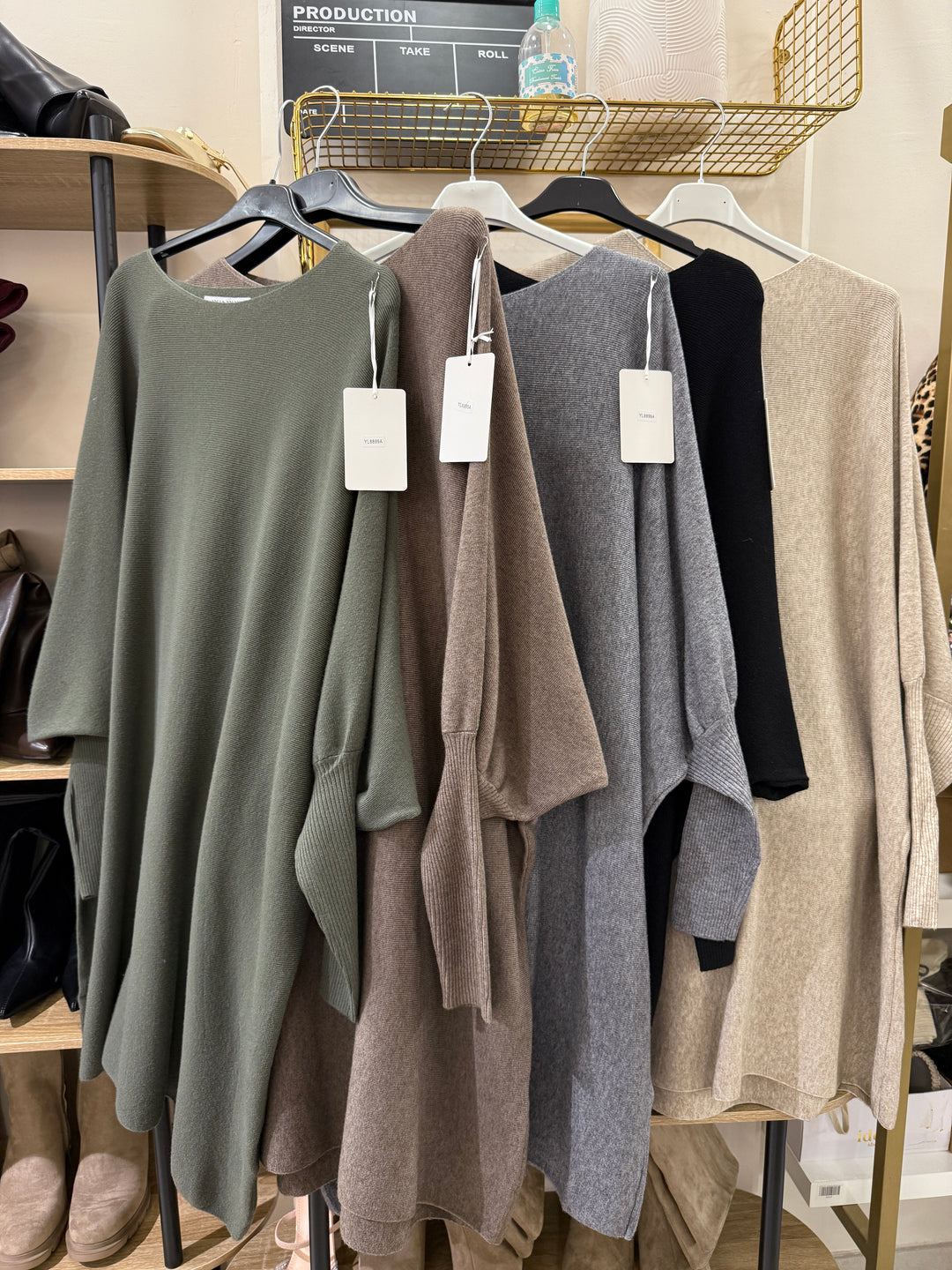 Pull/robe maille oversize 8899A