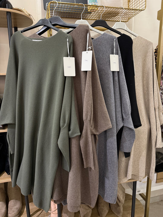 Pull/robe maille oversize 8899A