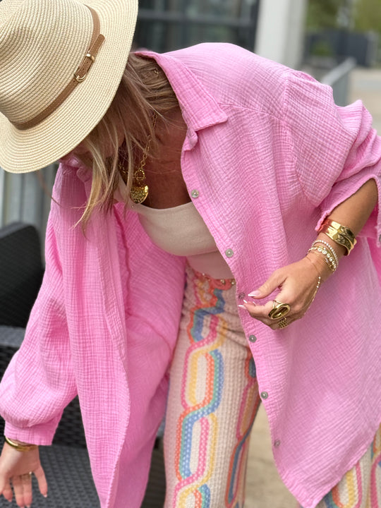 Pantalon voile imprimée Victoria