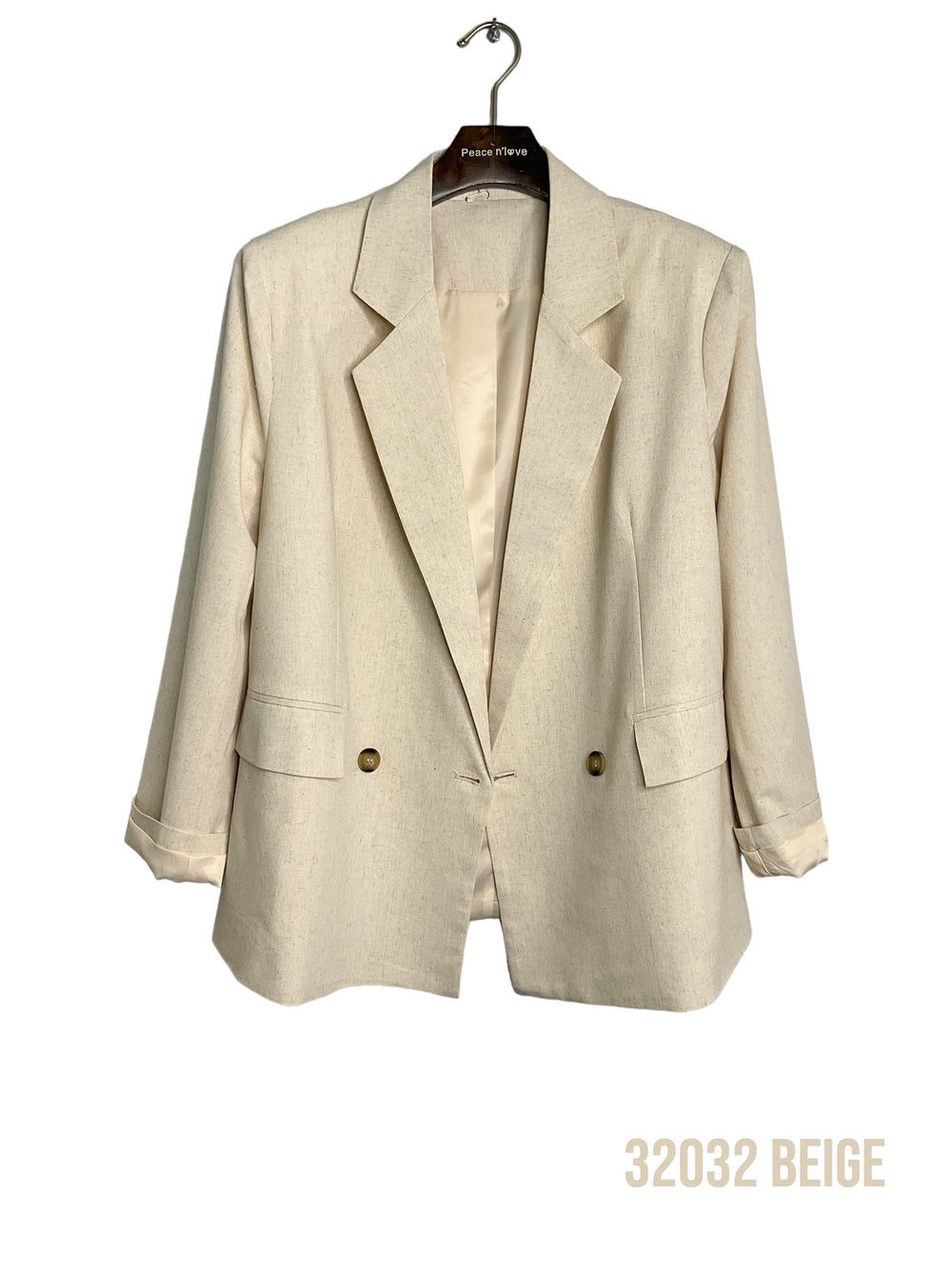 Blazer lin beige 32032