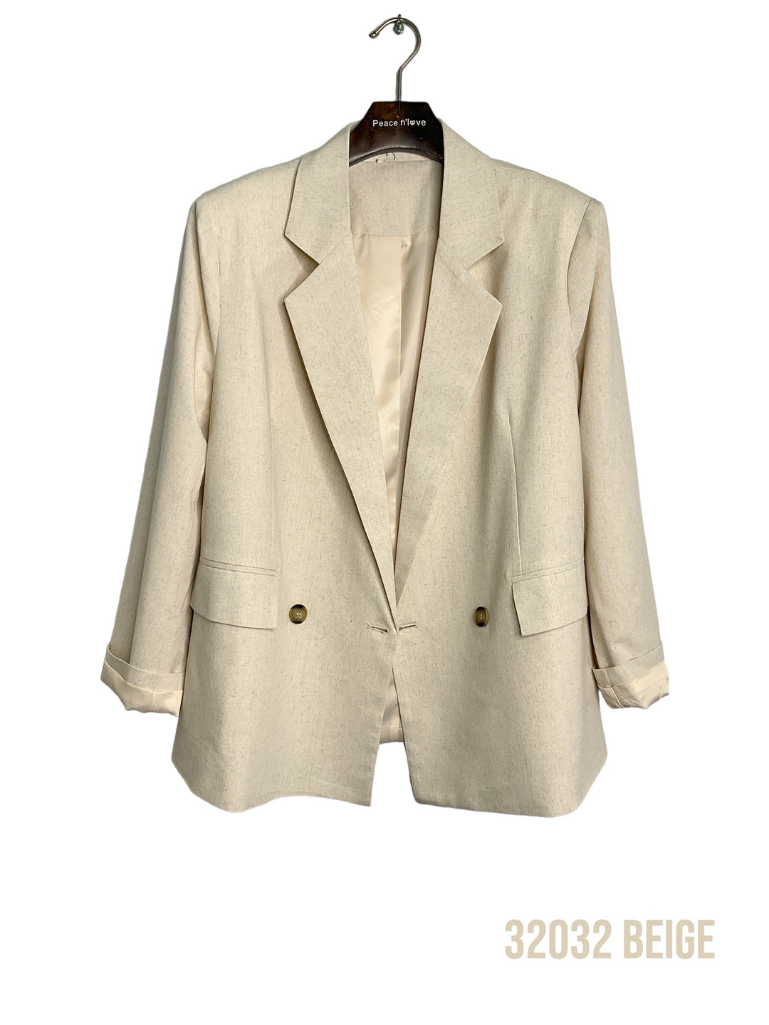 Blazer lin beige 32032