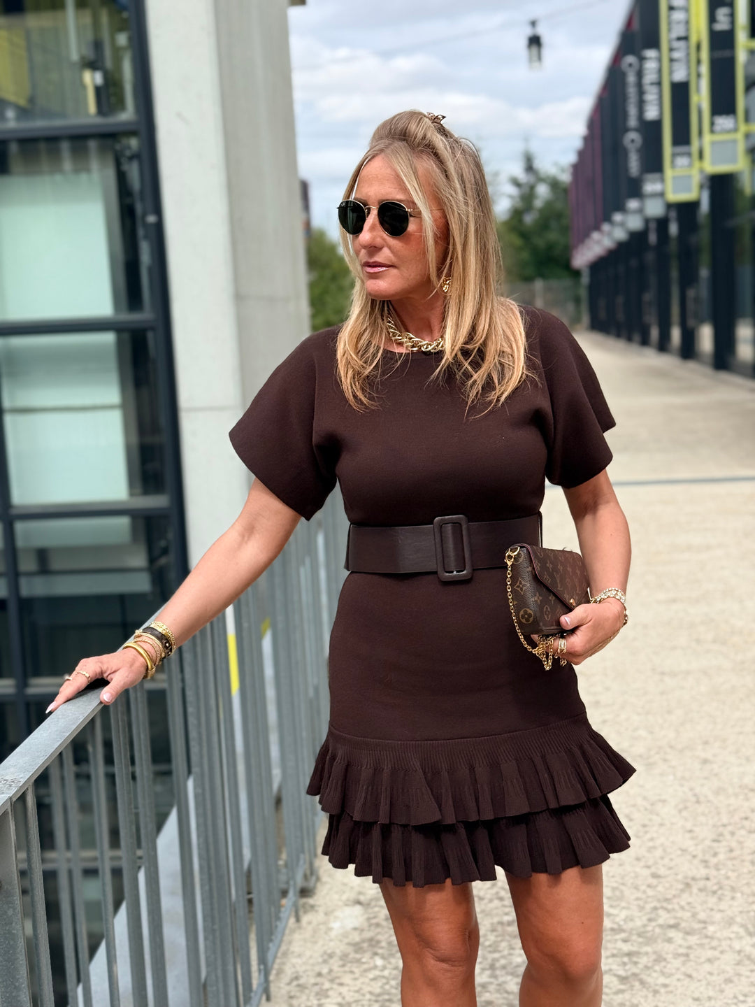 Robe Pull ceinturer 5424