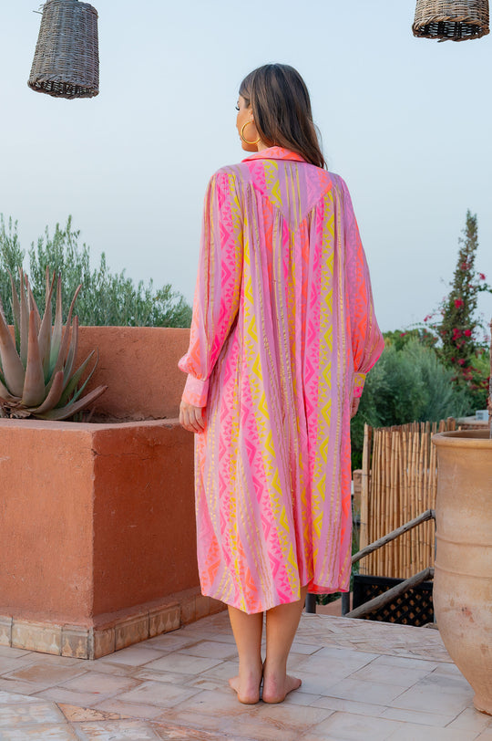 Robe JOLENE BIANCA Rose S/S25