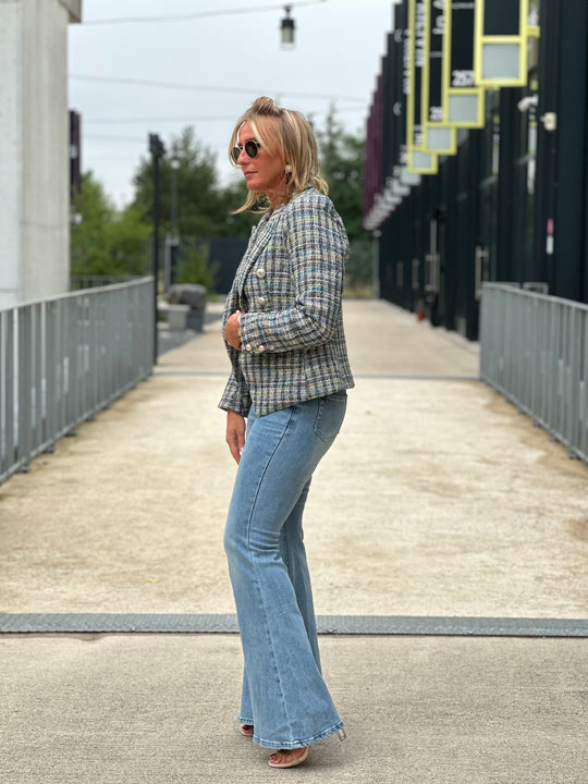 Jean bleu patte d’éléphant / Ti
