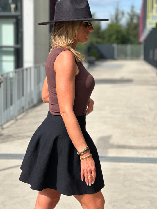 Jupe bandage patineuse noir 76501