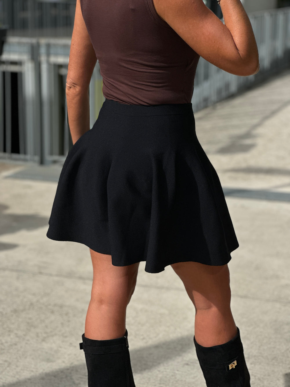 Jupe bandage patineuse noir 76501