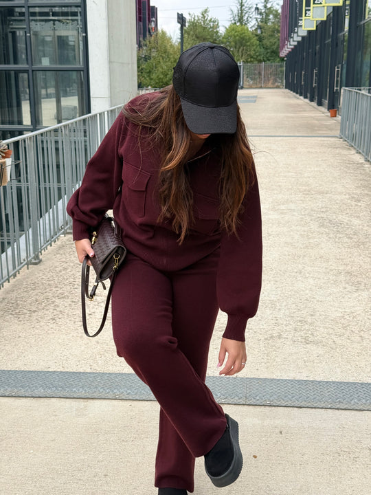 Ensemble maille zip 8930