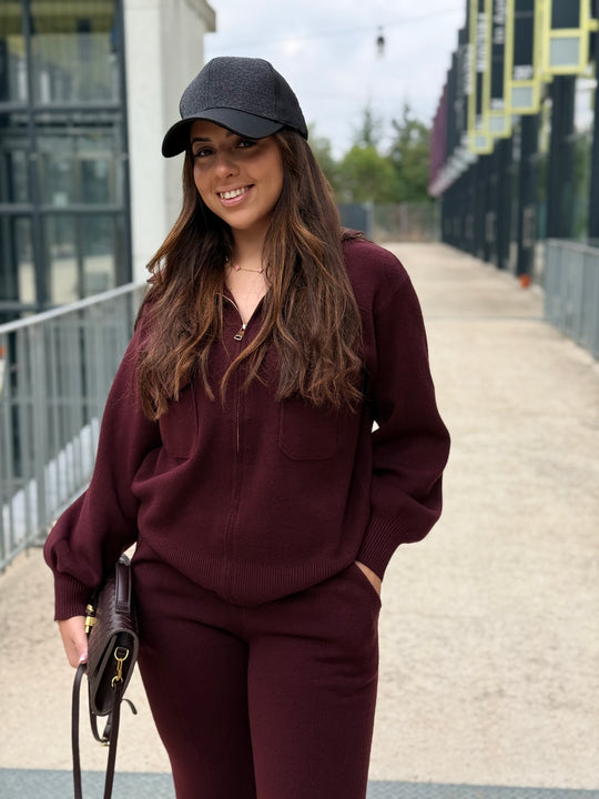 Ensemble maille zip 8930